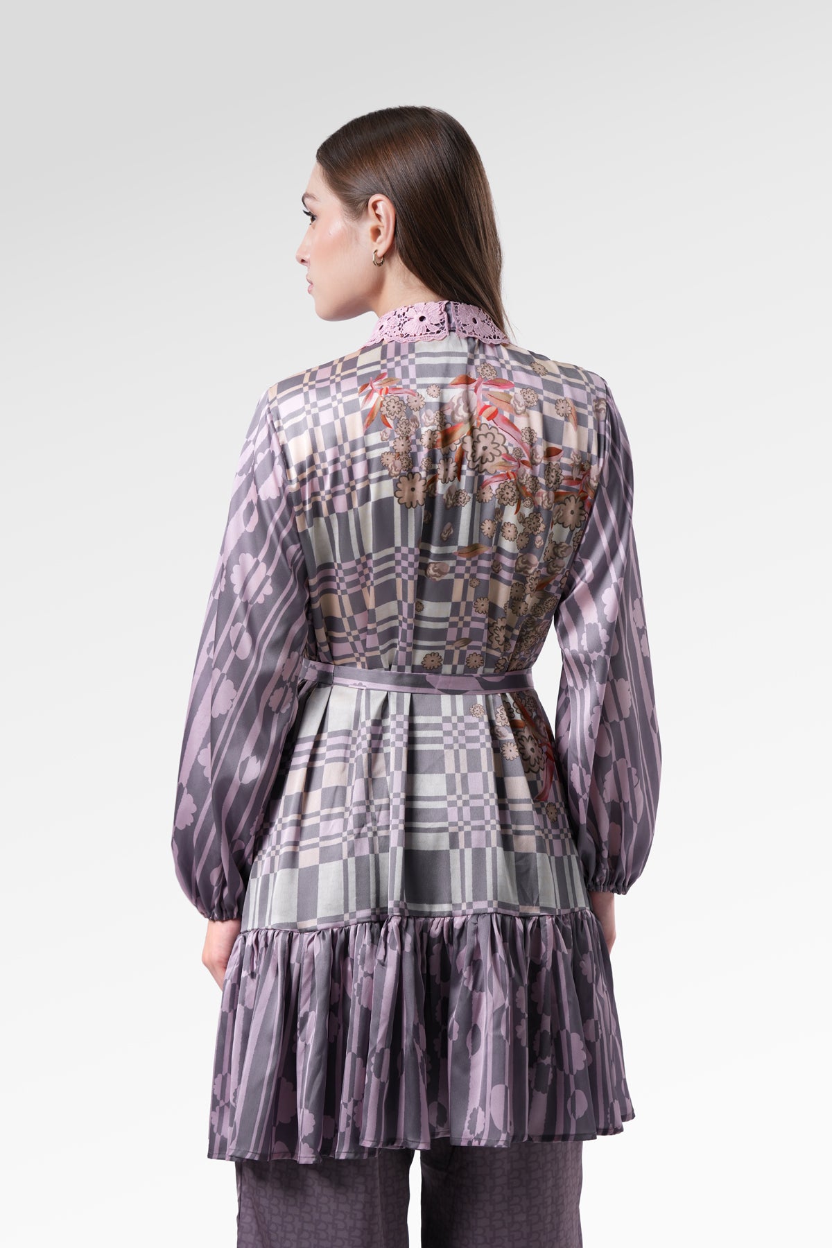 Selena Ruffle Shirt - Brunia