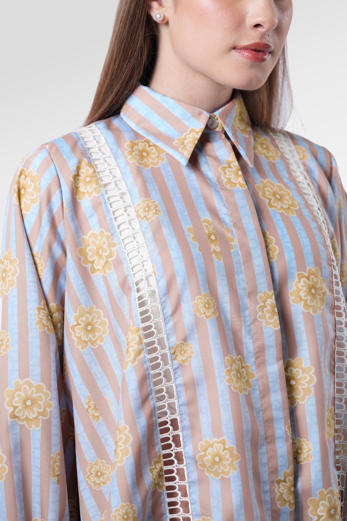 Selena Stripes Shirt - Garbera