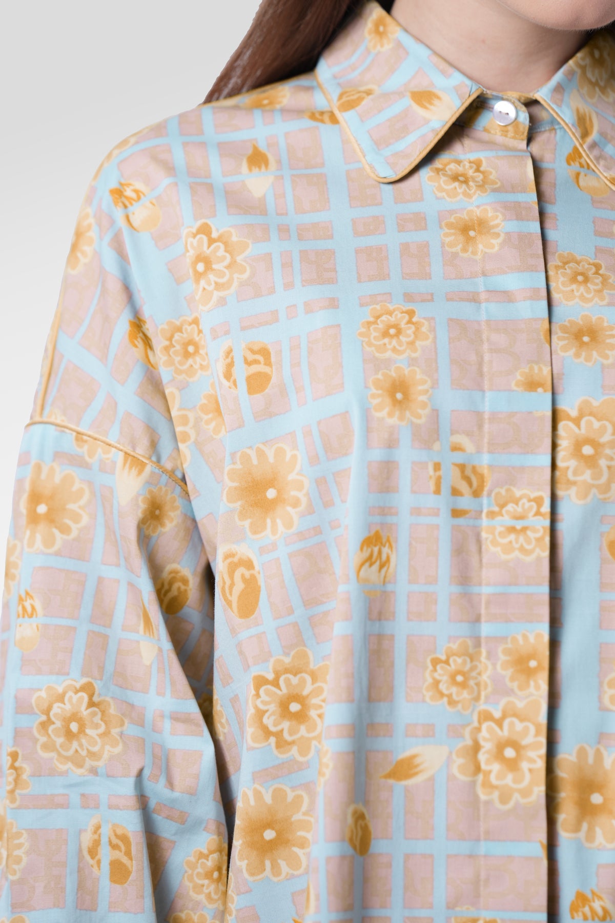 Selena Binding Shirt - Garbera