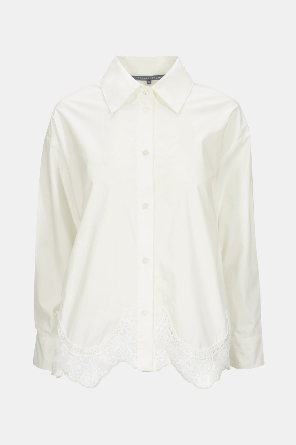 Selma Lace Shirt - White