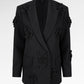 Sheren Embellishment Blazer - Black