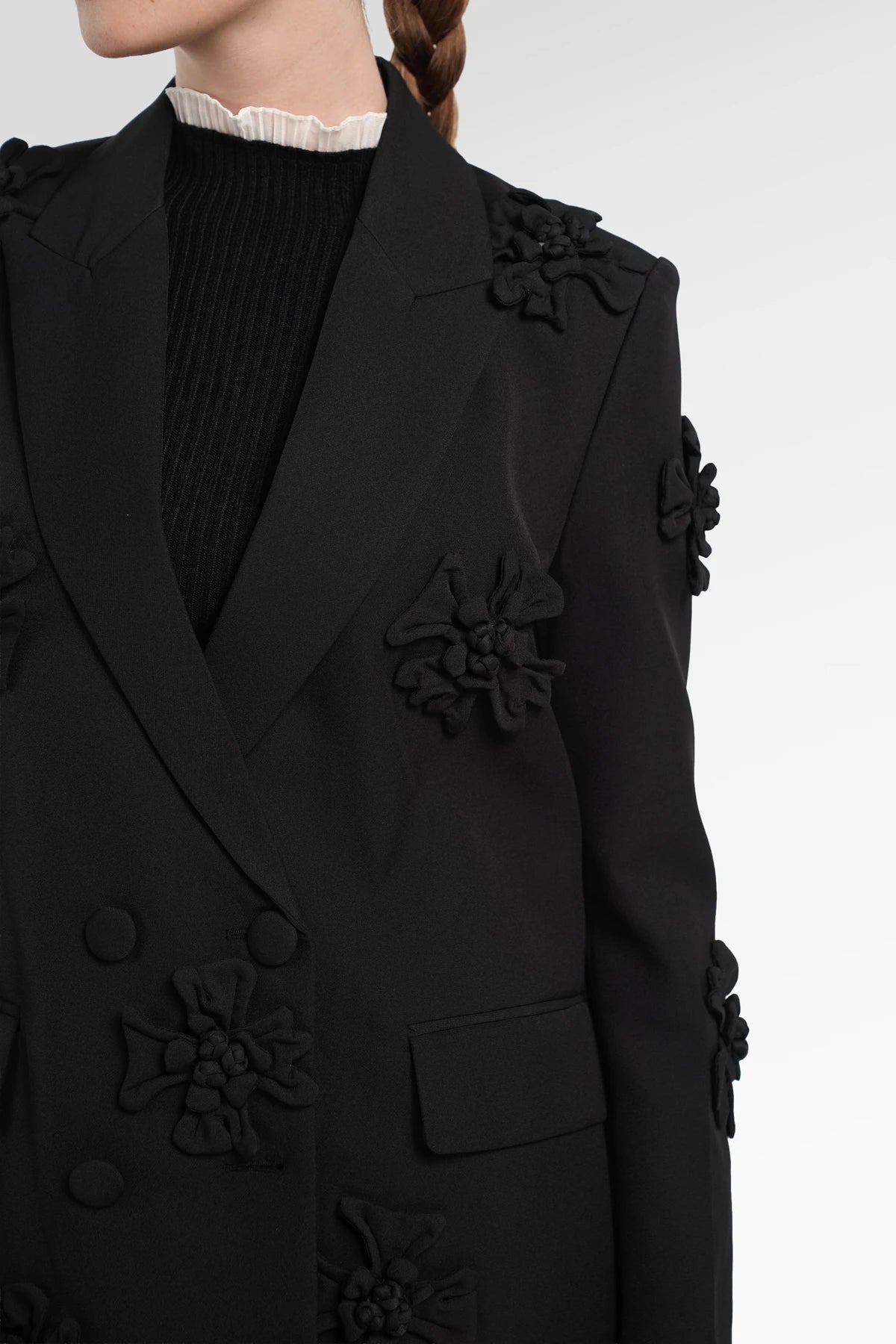 Sheren Embellishment Blazer - Black