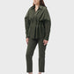 Shirley Pleats Blouse - Dark Olive