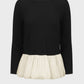 Shyla Knit Peplum - Black