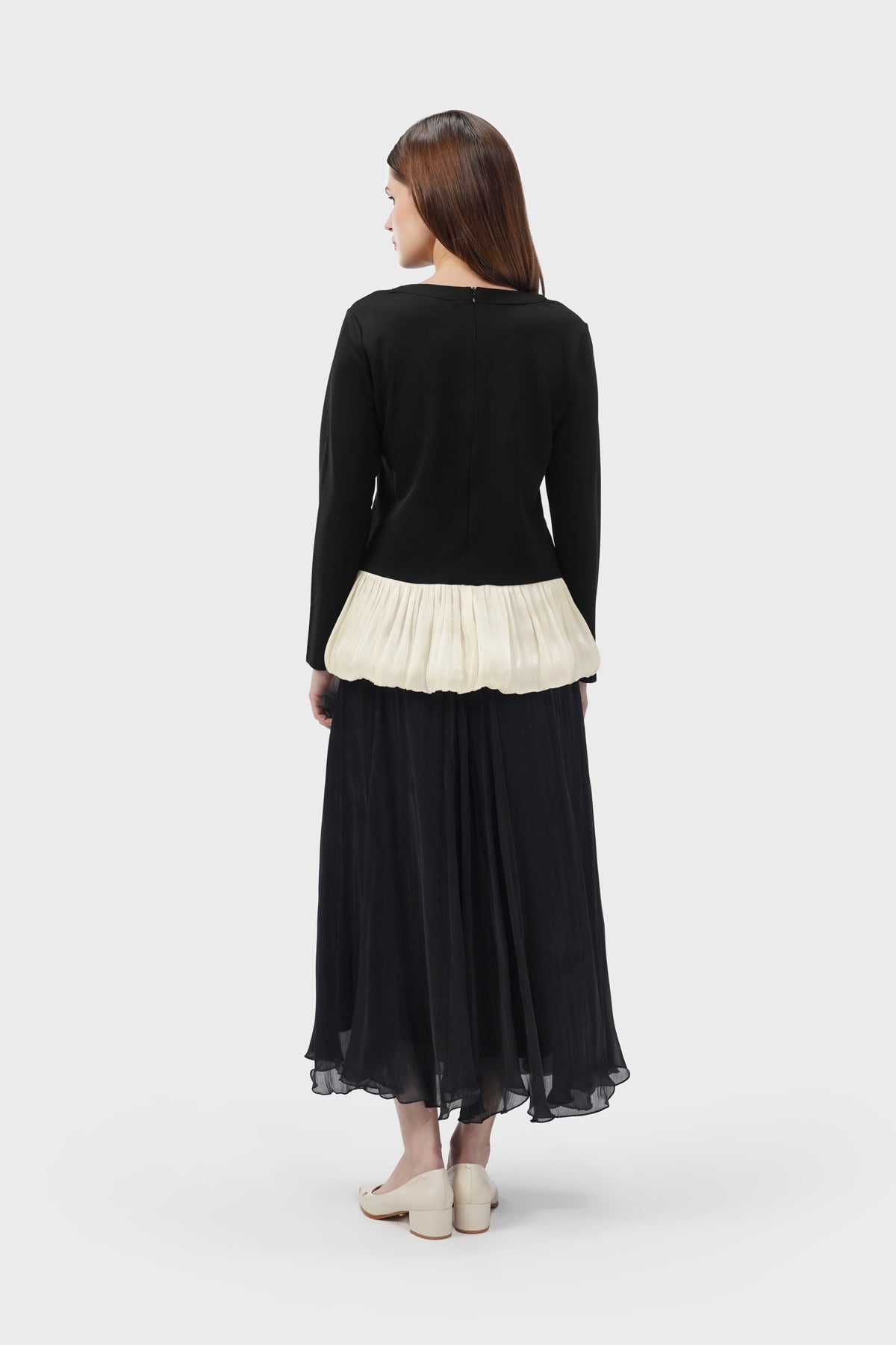 Shyla Knit Peplum - Black