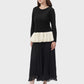 Shyla Knit Peplum - Black