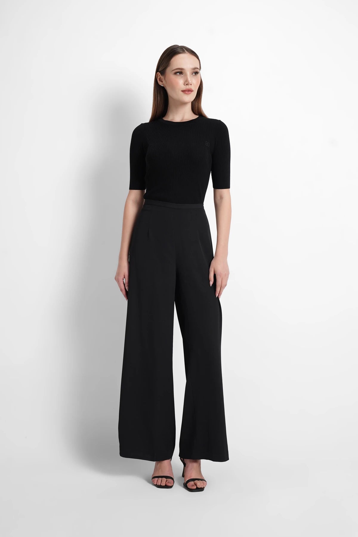 Side Closure Pants - Black