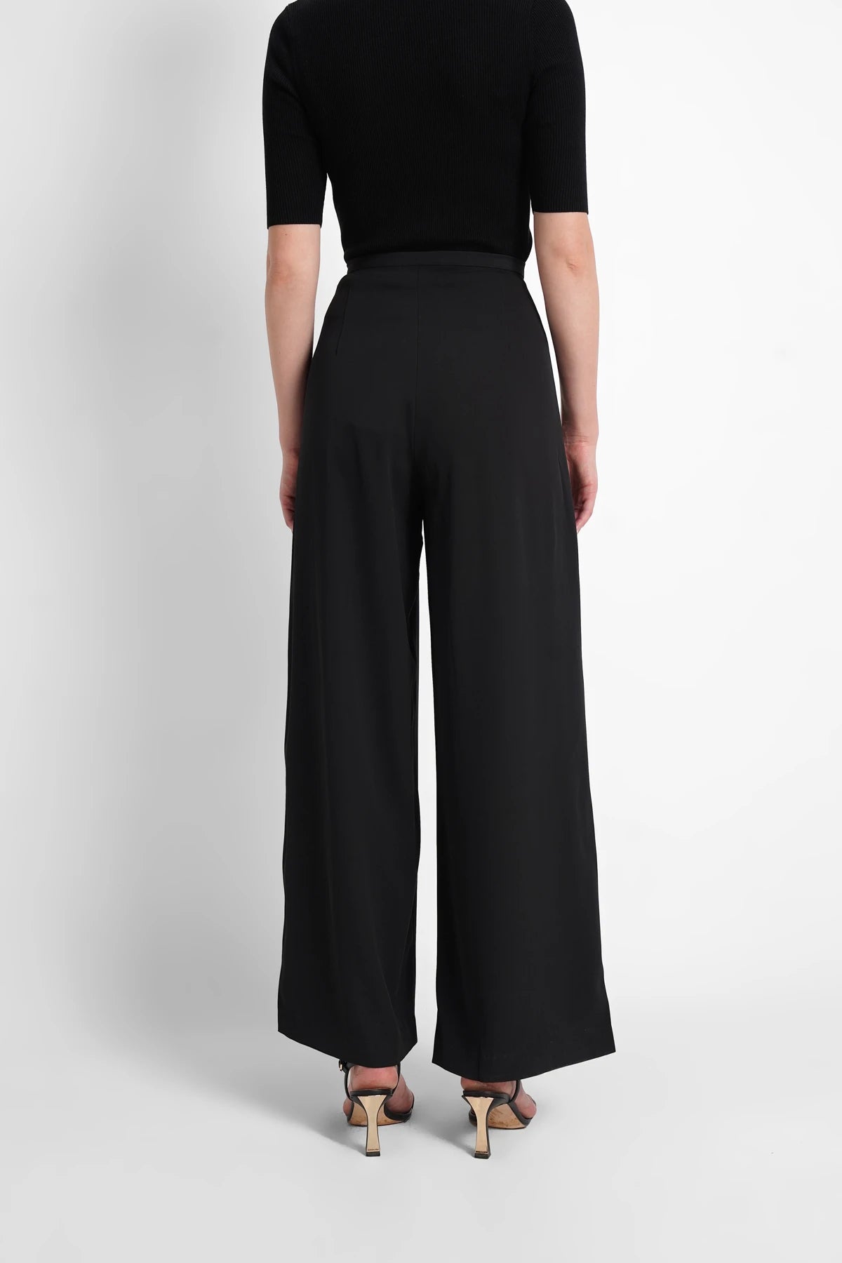 Side Closure Pants - Black