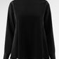 Sienna Mix Fabric Blouse - Black