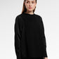 Sienna Mix Fabric Blouse - Black