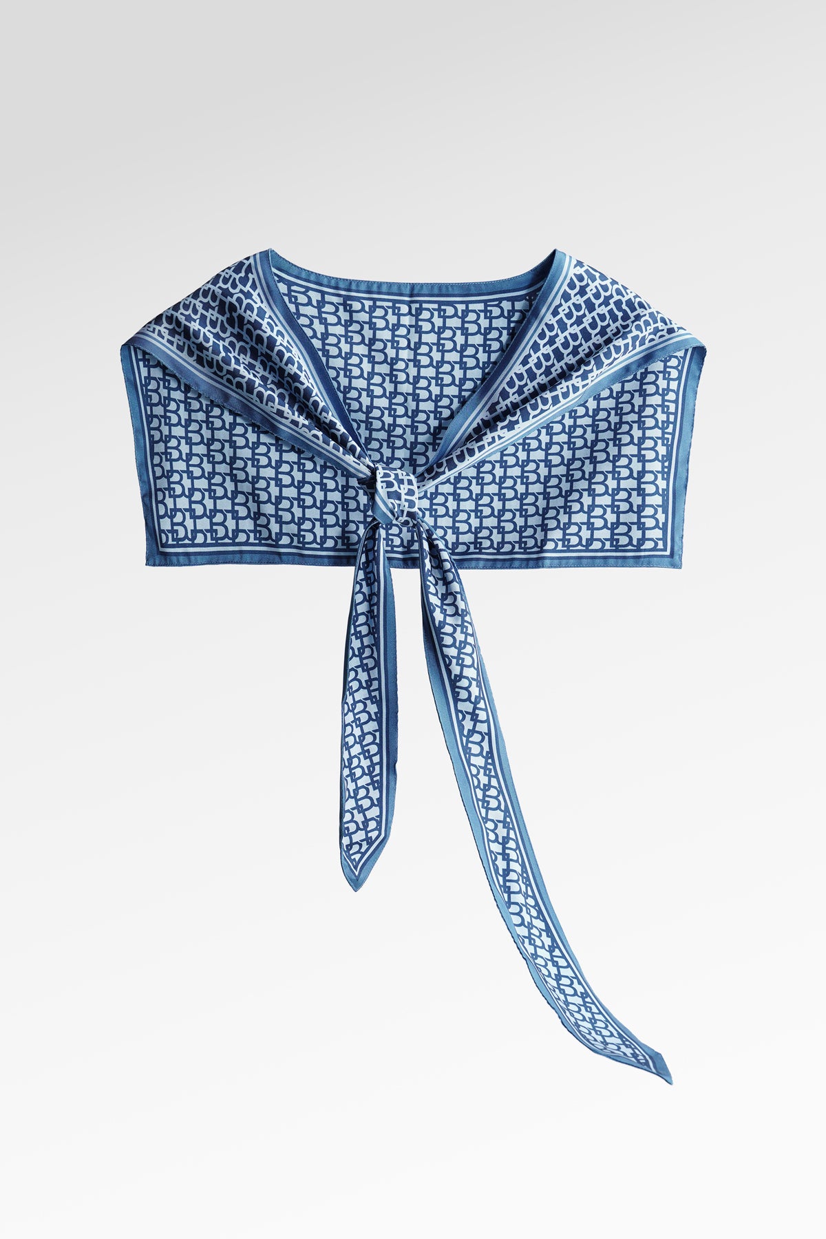 Signature Monogram Neck Scarf - Denim