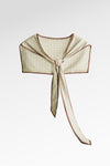 Signature Monogram Neck Scarf - Cream