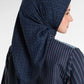 Signature Monogram Scarf - Blue Monarch