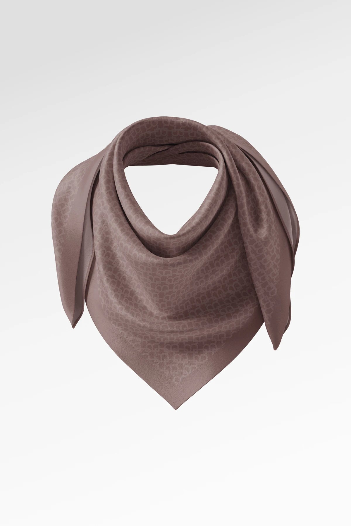 Signature Monogram Scarf - Sepia