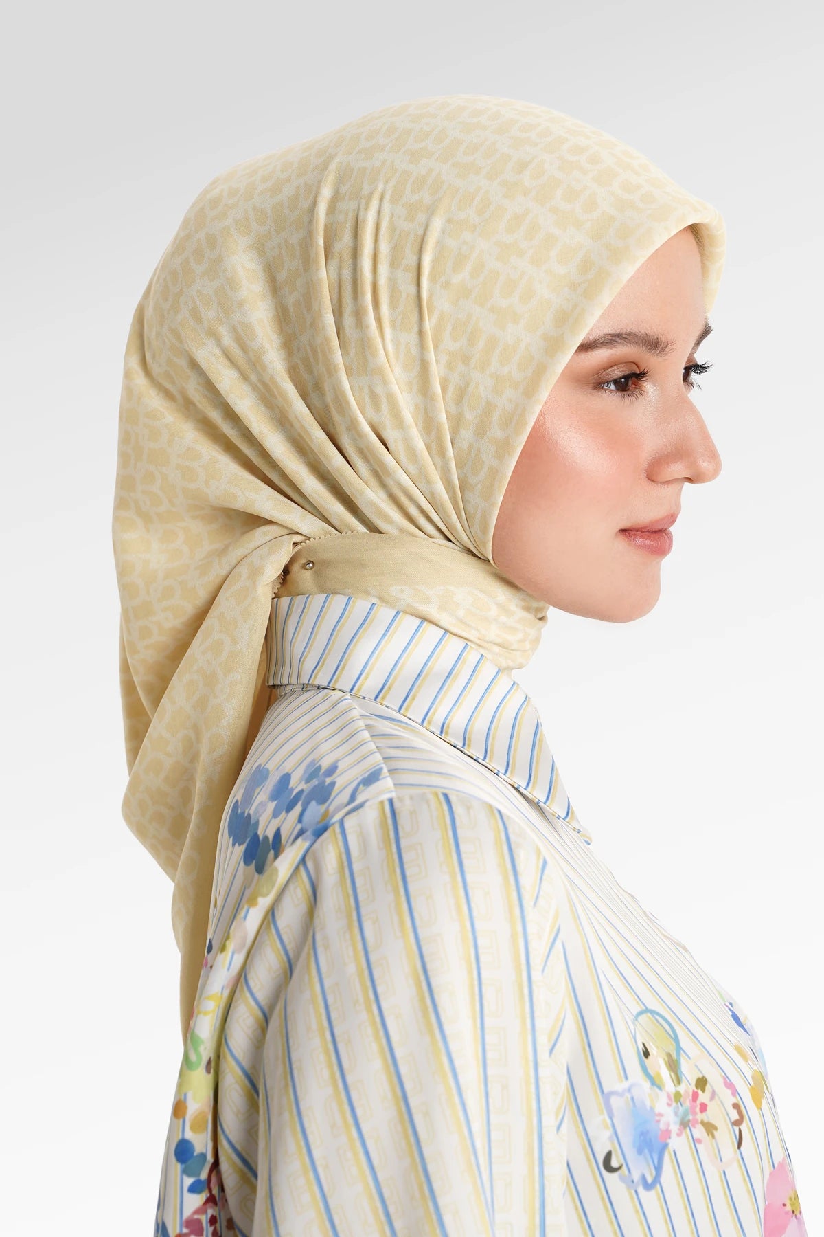 Signature Monogram Scarf - Sun