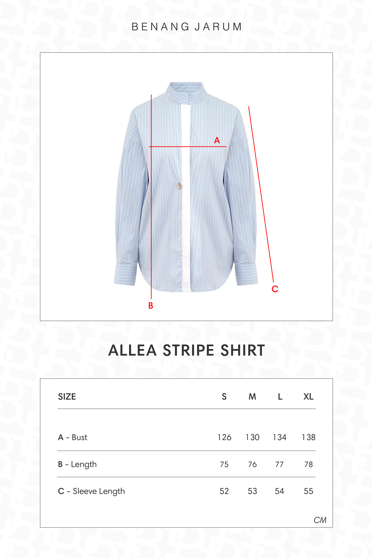 Allea Stripe Shirt - Blue