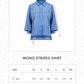 Mono Stripes Shirt - Timeless Blue