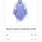 Mono Puzzle Oversized Shirt - Yuzu