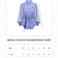 Mono Puzzle Drawstring Shirt - Yuzu