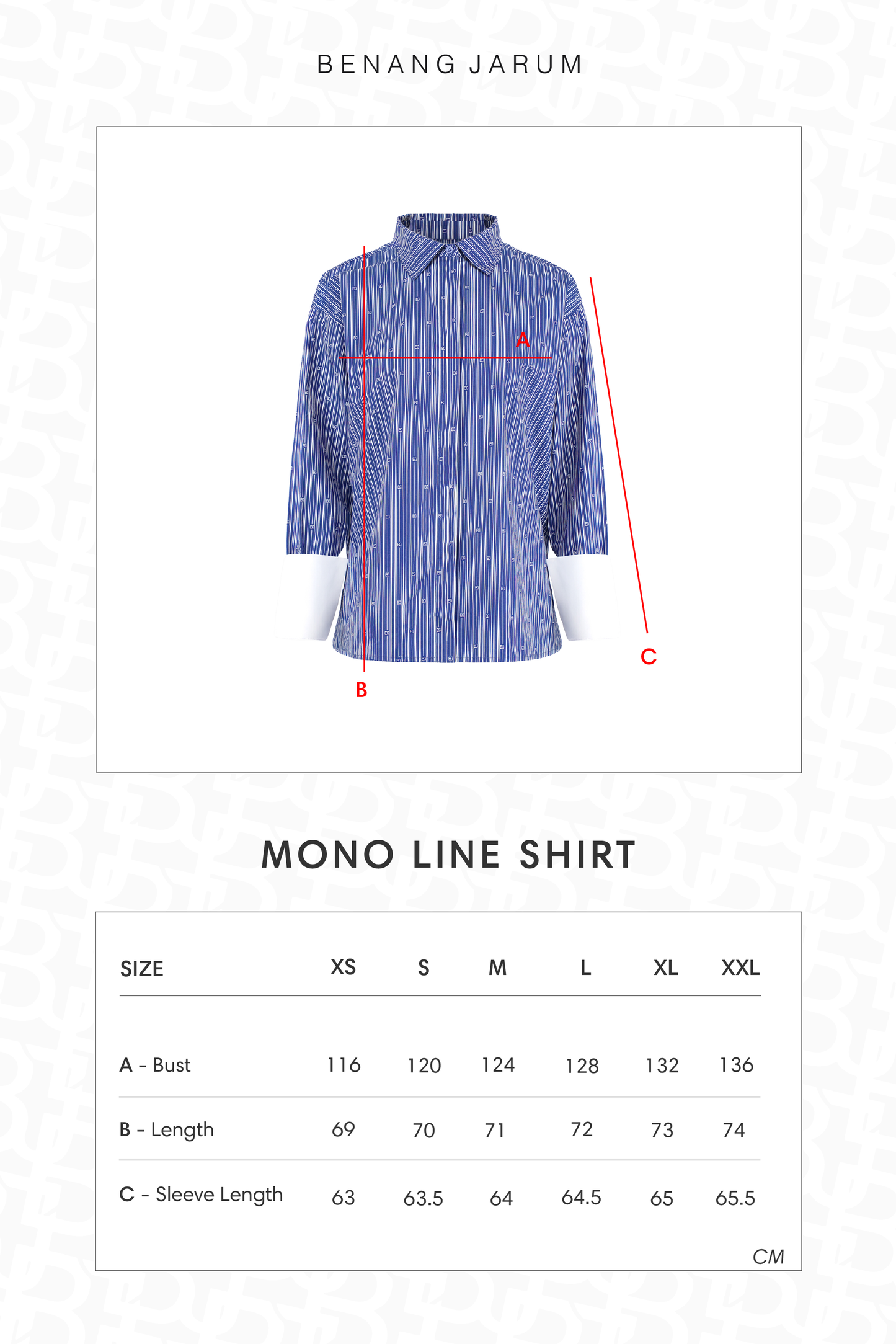 Mono Line Shirt - Timeless Blue