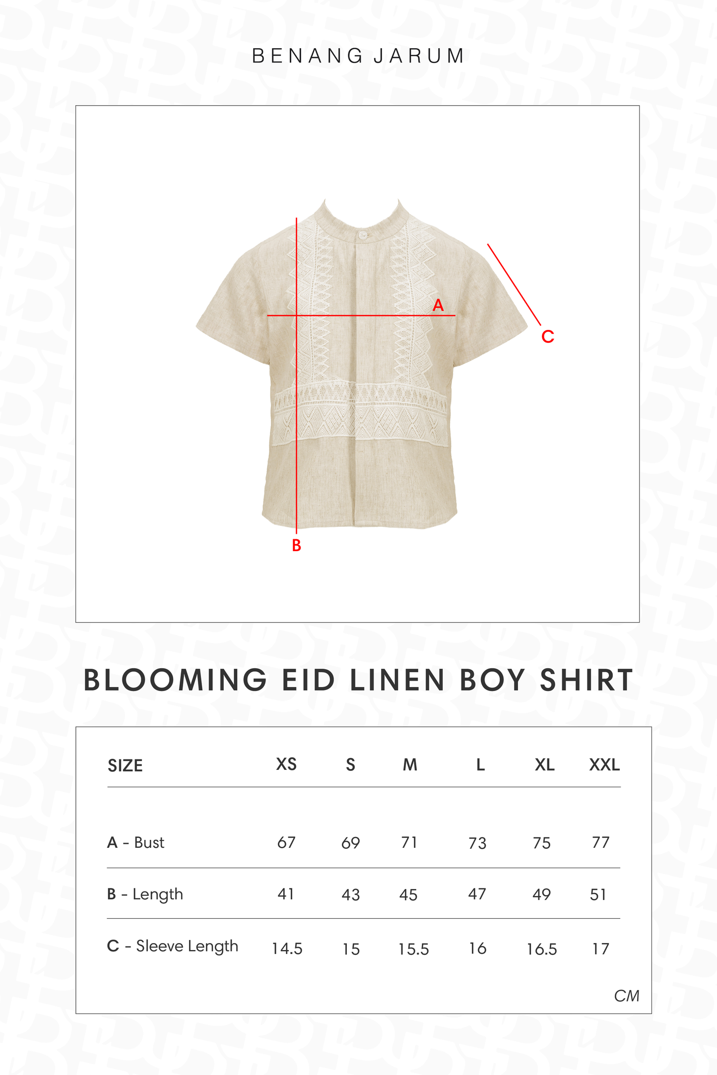 Blooming Eid Linen Boy Shirt - Daisy