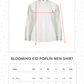 Blooming Eid Poplin Men Shirt - White