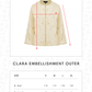 Clara Embellishment Outer - Beige