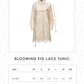 Blooming Eid Lace Tunic - Daisy