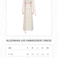 Blooming Eid Embroidery Dress - Daisy