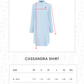 Cassandra Shirt - Blue