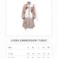 Liora Embroidery Tunic - White