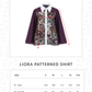 Liora Patterned Shirt - Purple