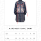 Marchesa Tunic Shirt - Majorelle