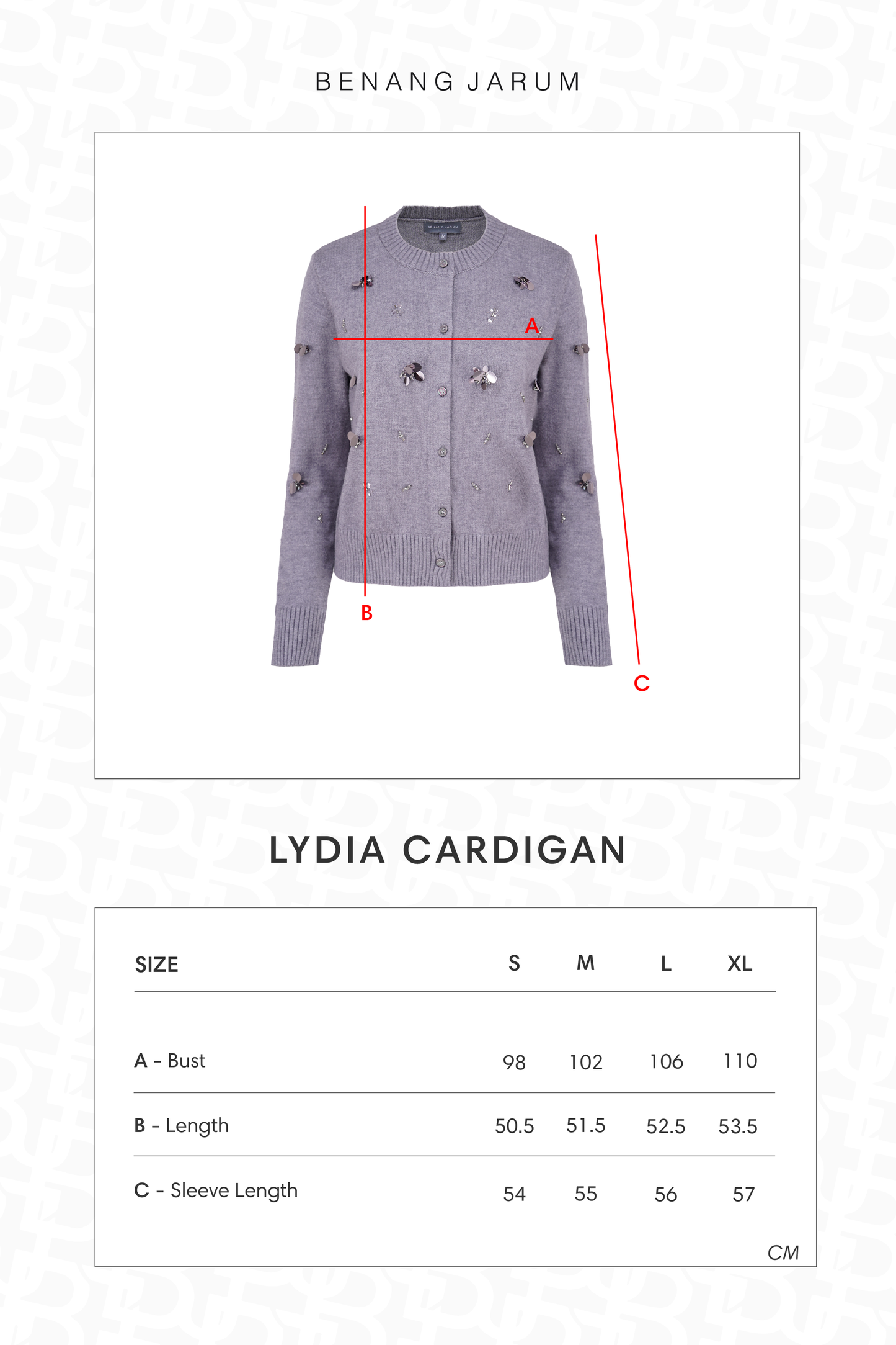 Lydia Cardigan - Grey