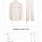 Saneea Knit Set - Cream