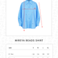 Mireya Beads Shirt - Blue