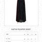 Katya Pleated Skirt - Black