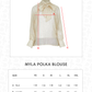 Myla Polka Blouse - Ivory