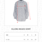 Ellora Beads Shirt - Black/White