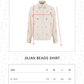 Jilian Beads Shirt - Beige