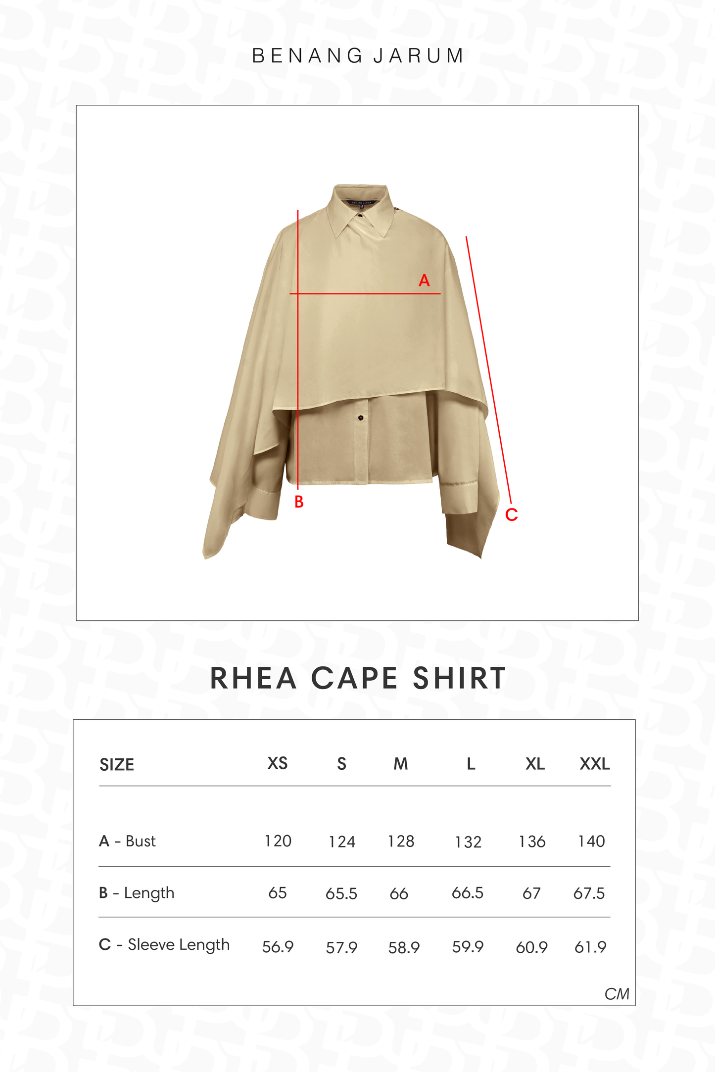 Rhea Cape Shirt - Khaki