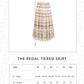 The Regal Tiered Skirt - Sandsage