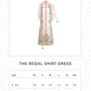 The Regal Shirt Dress - Sandsage
