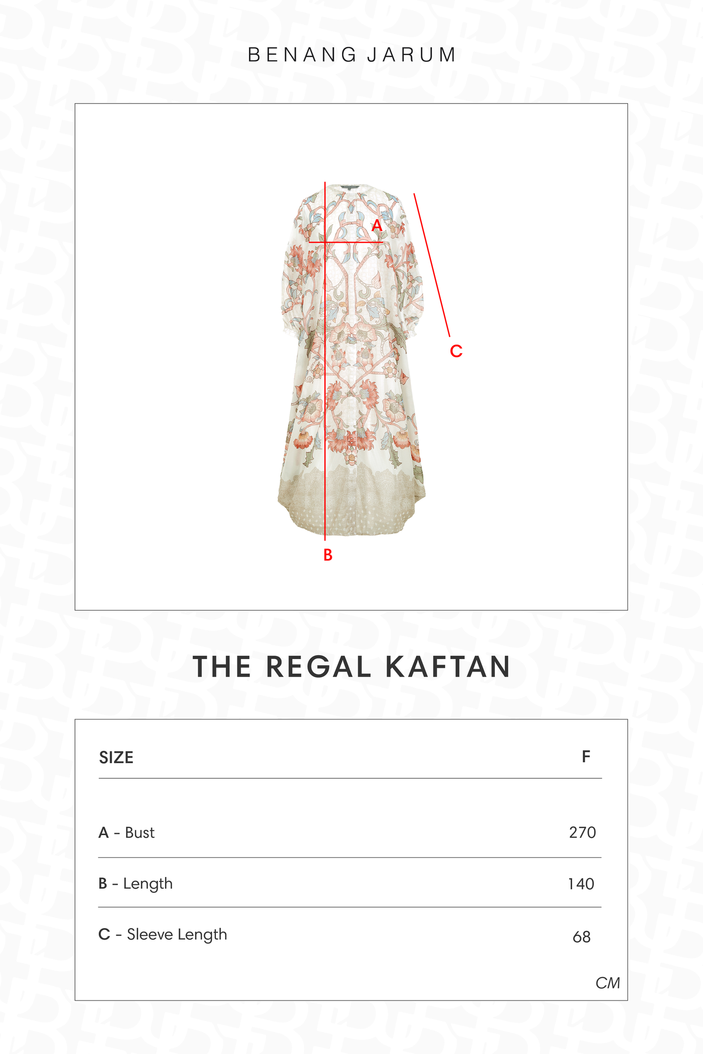 The Regal Kaftan - Sandsage