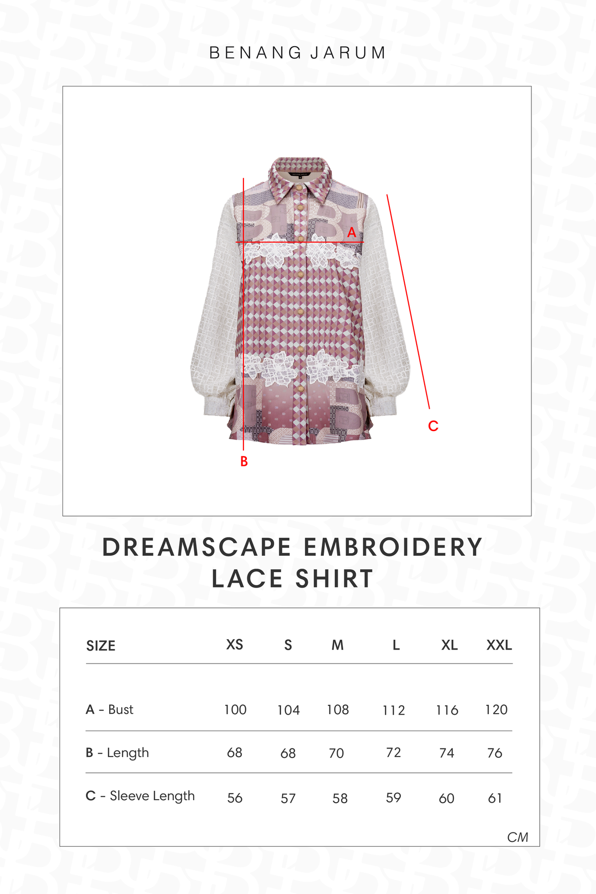 Dreamscape Embroidery Lace Shirt - Rivera