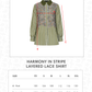 Harmony in Stripe Layered Lace Shirt - Garden