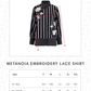 Metanoia Embroidery Lace Shirt - Comma
