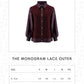 The Monogram Lace Outer - Berry