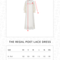 The Regal Poet Lace Dress - Sungold