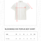 Blooming Eid Poplin Boy Shirt - White